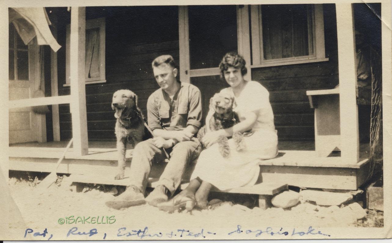 Esther, Ralph and their dogs